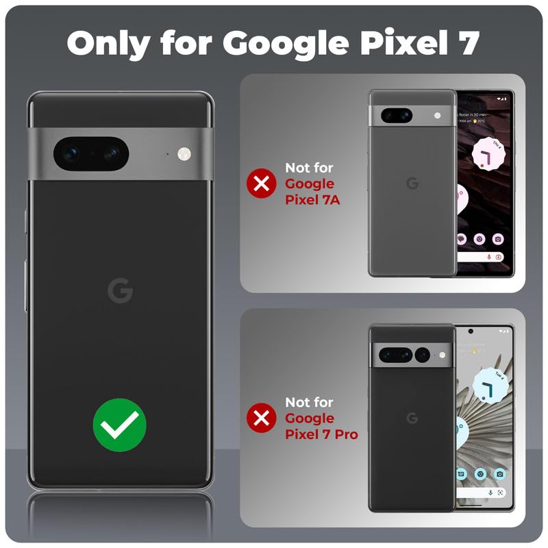 Image of Mr. Case Back Cover for Google Pixel 7 Compact and Stylish Silicon Finish Hard Back | Integrated Grip Strap | Wireless Charging Support - Brown