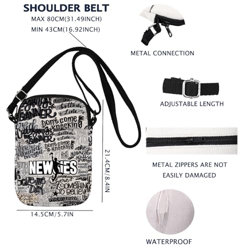 VAMSII N Crossbody Bag Theatre Lover Gift Musical Themed Gift Drama Actor Actress Gifts2