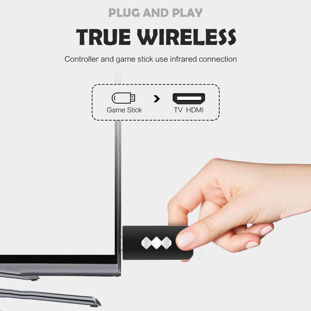 Dear, you Retro Spielmaschine HDMI High-Definition Eingebaute 568 Classic Videospiel USB Handheld Retro Game Handle Controller, Home HD Y2 Classic Videospielkonsole