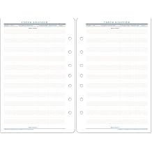 FranklinCovey - التحقق من التسجيل - دفتر الشيكات تسجيل إضافة للمخططين الكلاسيكية