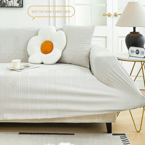 Housse de canapé velours extensible 1 à 4 places - 8