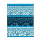  Dentelle Valencienne Largeur Cm.5 Paquet Mt.20 Art.1200647, BLANC