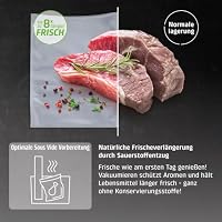 CASO VC10 Sonderedition – Testsieger – 30 cm Schweißnaht – inkl. 50 Profi‑Beutel & 2 Rollen – Lebensmittel bis zu 8x länger frisch – Sous Vide geeignet – Ansicht 8