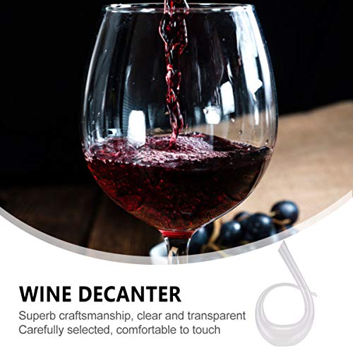 Angoily Garrafa de Decantador de Vinho de 1Pcs Vidro Arejador de Decantador de Vinho Criativo para V