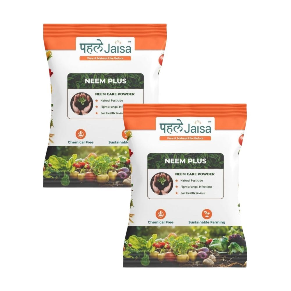 Pehle Jaisa Neem Cake Powder Organic Fertilizer and Pest Repellent for Plants | Acts as both fungicide and nematicide (Set of 2) (B0DFWR4J7J) Amazon Price History, Amazon Price Tracker