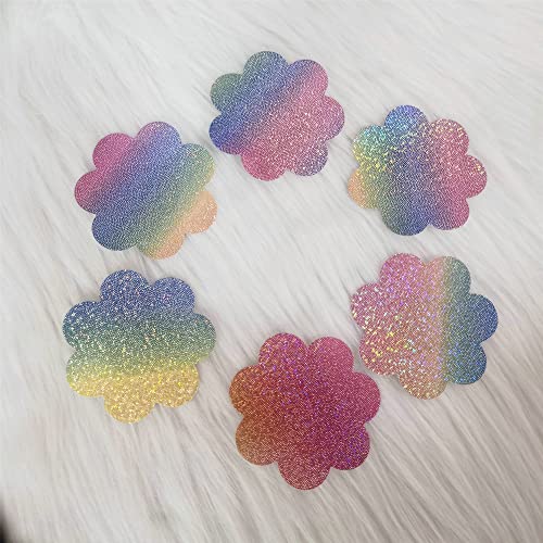 Celamirio Women's Pasties Nipple Covers Disposable Colorful 10 Pairs #TOP5