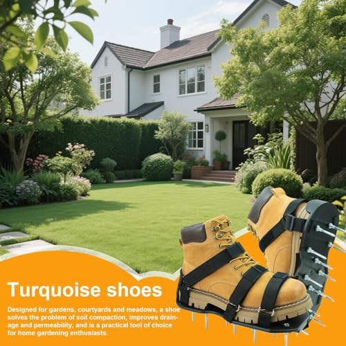 Chaussures pour l'aération de la pelouse avec des sangles réglables - 3