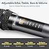 Bietrun Wireless Microphones with Echo,Treble,Bass&Bluetooth,160FT Range,Portable UHF Handheld Karaoke Dynamic Microphone System with Rechargeable Receiver for Karaoke,Singing,Amp,PA System,DJ,Stage #2