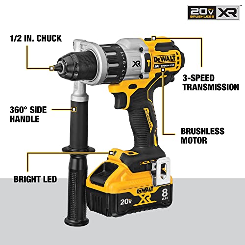 Dewalt 20V Max Hammer Drill & Driver, Cordless, Tool Only (Dcd998B) #TOP1