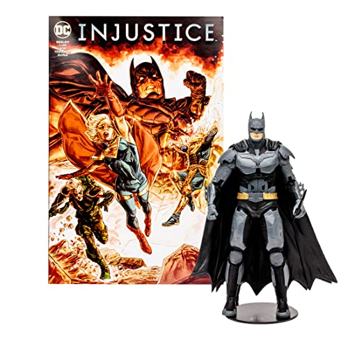 Image of DC Direct - Injustice 2 - Page Punchers - 7 inch Batman Figure with Comic