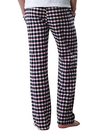 Match Calça de pijama masculina xadrez macia #8001, 8005 Cheques, 32