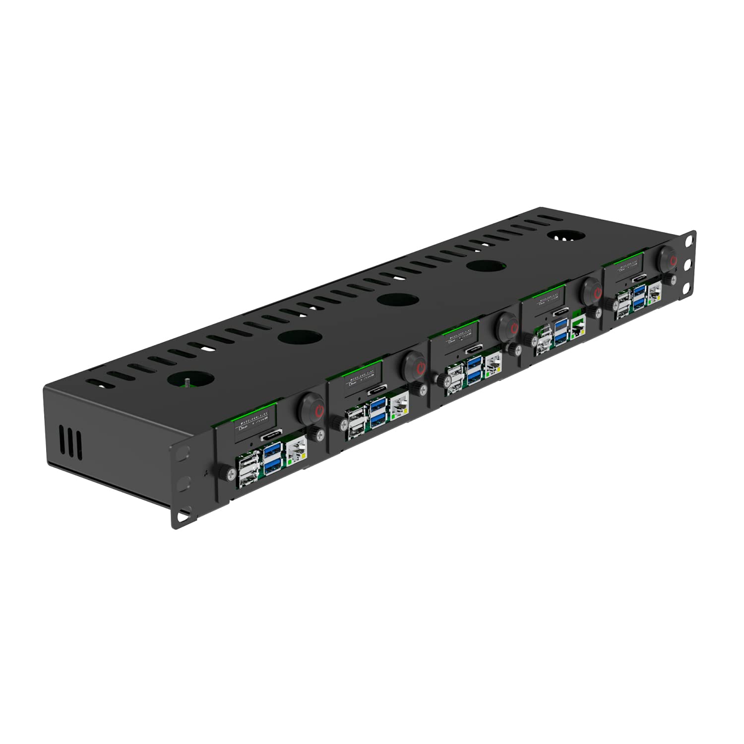 Uctronics Complete Ultimate Raspberry Pi Rack Mount Enclosure With Poe ...