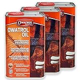 3 x Owatrol Öl 1l - Rostschutz, Holzschutz, Rustol, Oil