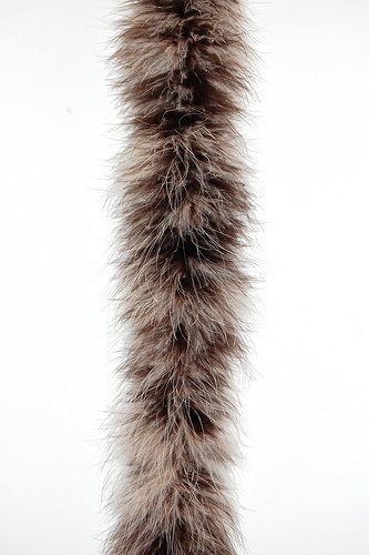 Feather Boa Marabou Brown/Beige 2 Yards Long (72") #TOP2