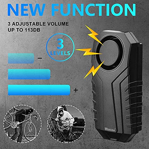 Wsdcam Anti-Theft Bike Alarm With Mount thumb #1