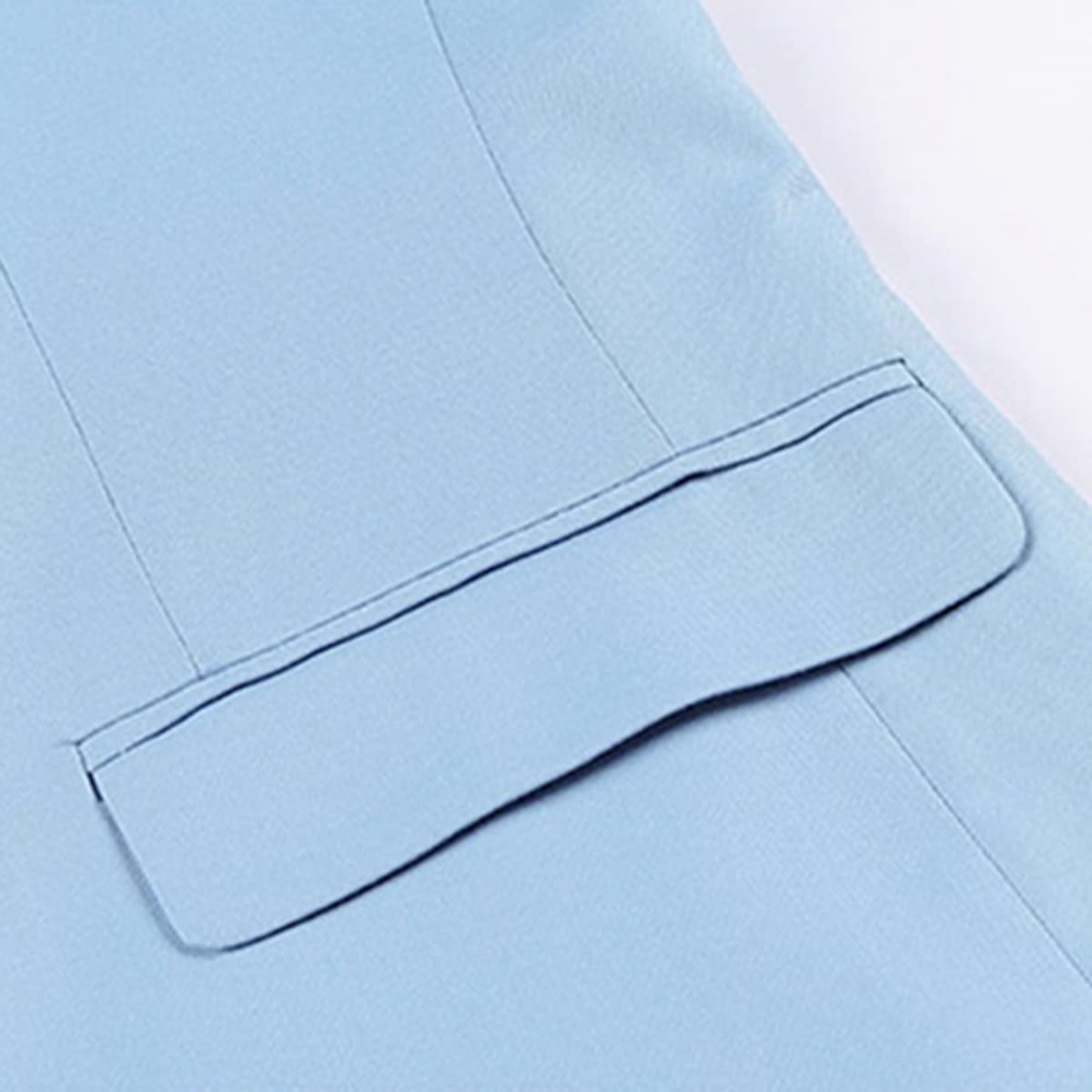 Allthemen Blazer da Uomo Slim Fit Formale Giacca da Abito One Button Monopetto Casual Tuxedo Suit Giacche Smart Blazer