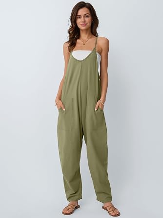 AUTOMET Womens Jumpsuits Casual Summer Romper Beach Vacation Outfits 2026