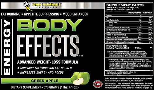 Miniatura 2 de Body Effects Suplemento para antes del entrenamiento, manzana verde, 1.25 libras