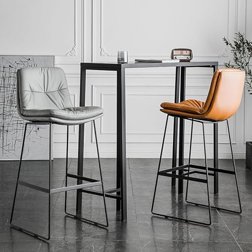 Tabourets de bar avec dossier ergonomique contre le mal de dos