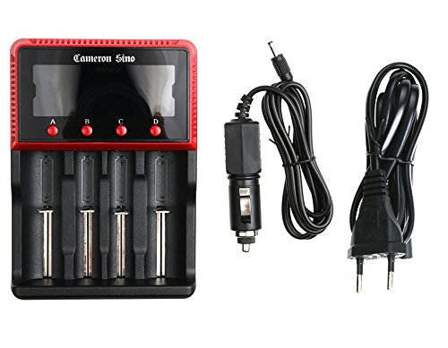Chargeur de batterie de rechange pour chargeur de batterie 17500, 17650, 18350, 18490, 18500, 18650, 25500, 26650, AA, AAA..