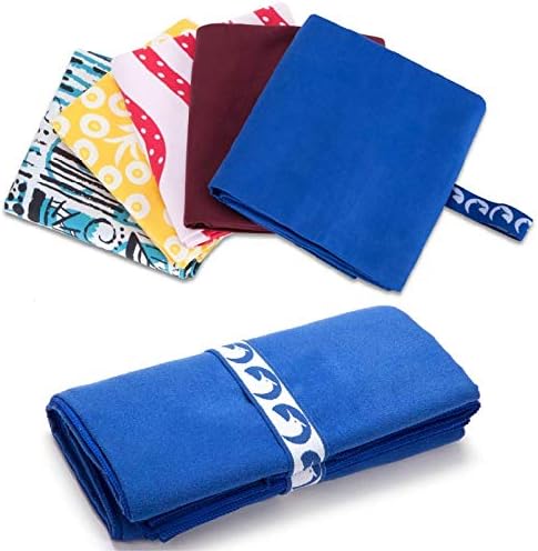 TURGAYS Microfibre Bath & Travel Towel - Quick-dry, absorbent and lightweight (Extra Large) (Lapis Blue)