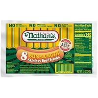 Algopix Similar Product 11 - Nathans 8 Bun Length Skinless Beef
