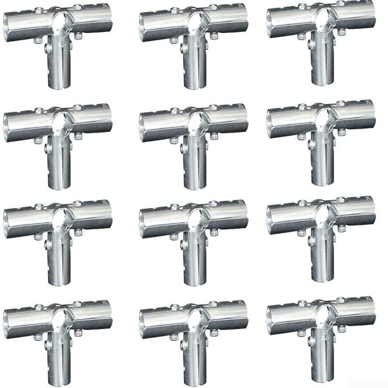 Tubo galvanizado en T, 25 mm, marco de acero, tubo galvanizado, conector en