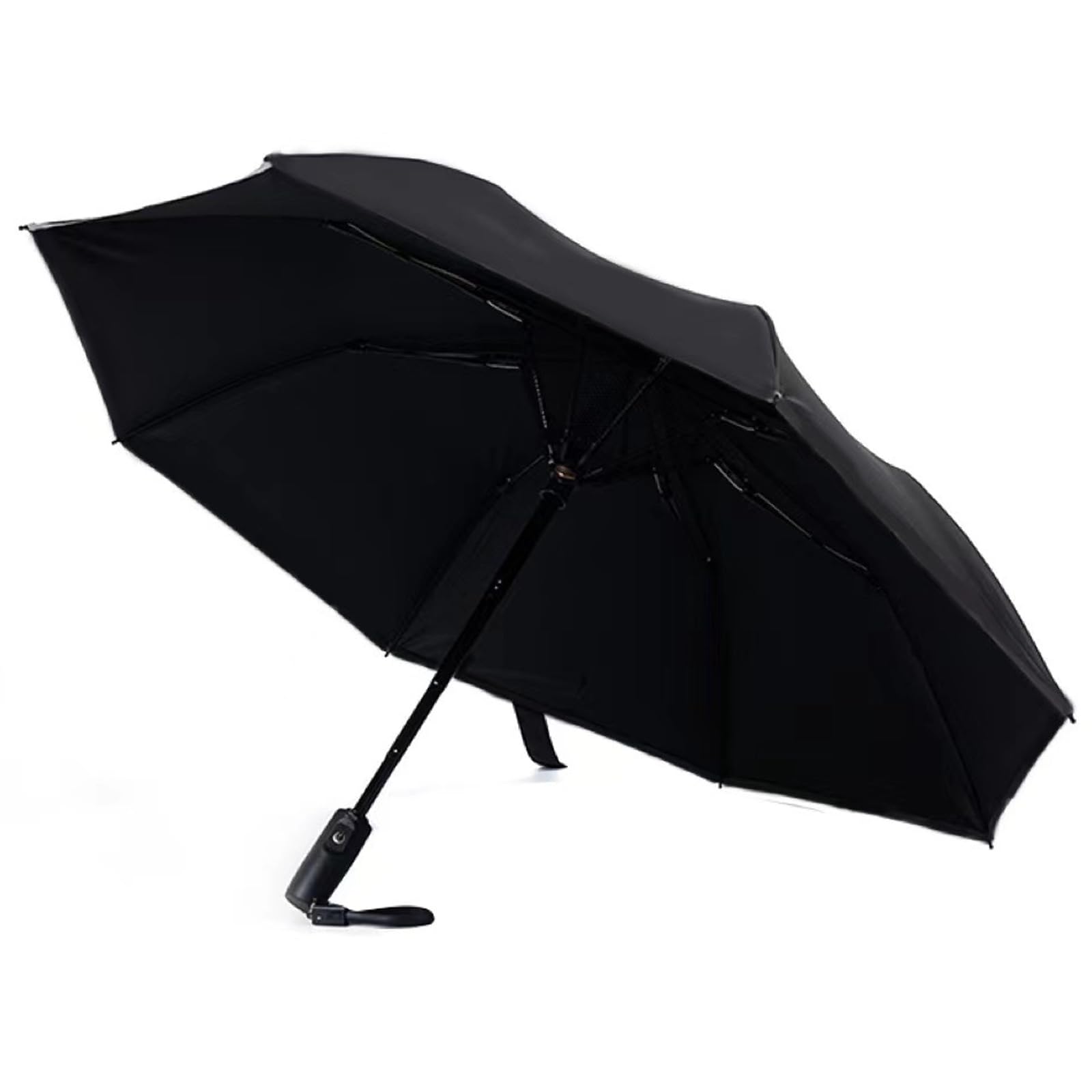 Elnwnnkc USB Rechargeable Sunshade Umbrellas with Integrated Fan and Two Functionality for Rain or Shines UVs Sun Umbrellas