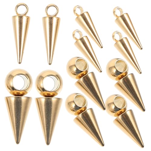 Création de Bijoux DIY : 80 breloques cônes et accessoires pour colliers faits main - 4