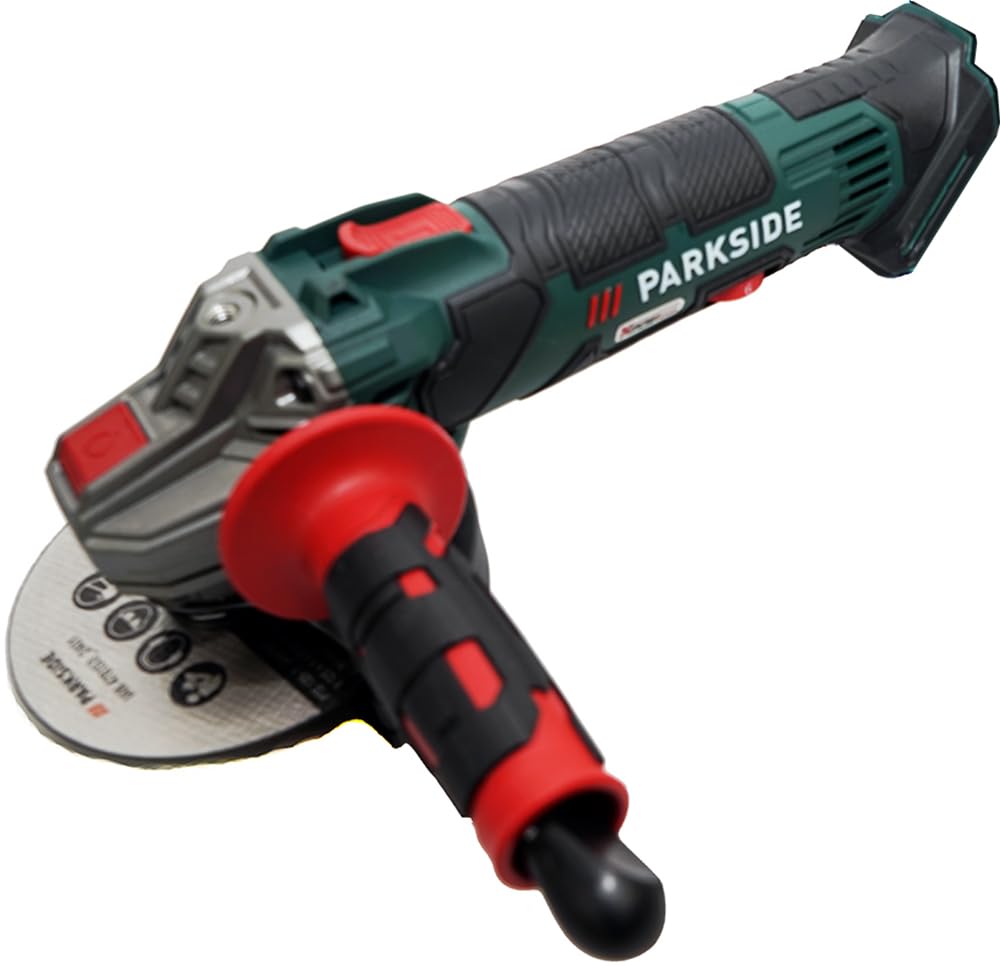 PARKSIDE® 20 V szlifierka kątowa PWSA 20-Li D4 w zestawie akumulator 4 Ah + breloczek do kluczy HEADNMORE® w pakiecie HEADNMORE®