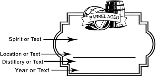 Miniatura 8 de Barril de envejecimiento personalizado de alta calidad, diseño de bandera, barril de madera de roble personalizado, perfecto para whisky, bourbon,