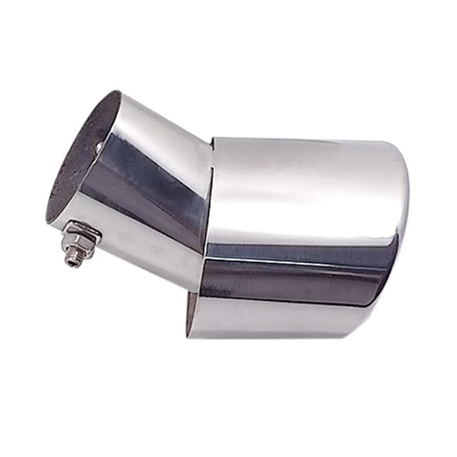 Embout de silencieux d'échappement universel en acier inoxydable 58 mm tuyau échappement voiture