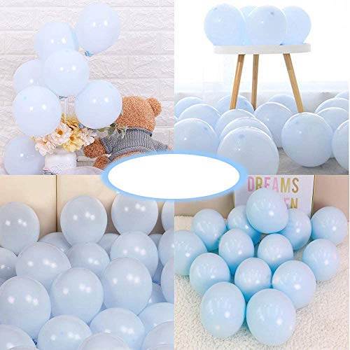 Image of Party Propz Pastel Blue Balloons - 100 Macaron Colored Latex Balloons 10 Inch for Birthday Wedding Engagement Anniversary Festival Picnic any Friends Family Party Decorations-mint (Latex)