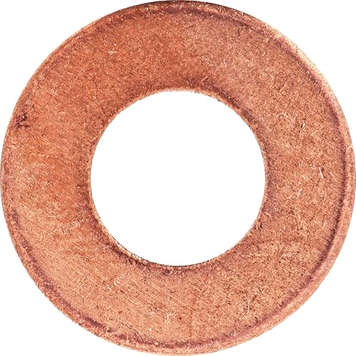 Restagraf - Joint de Vidange Cuivre Plat - Diam. 10,2 x 21 x 1,5 mm - Compatible avec un Grand Nombre de Véhicules et de Moteurs - Réf. 7376 - Sachet de 10
