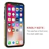 UEEBAI Case for iPhone Xs Max, Premium Glitter PU Leather Case Back Wallet Cover [Two Magnetic Clasp] [Card Slots] Stand Function Durable Shockproof Soft TPU Case for iPhone Xs Max - Gold