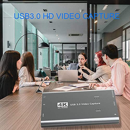 Captura Card, KuWFi Capture Card 1080p 60fps, HD Video Capture Card USB 3.0 4K Capture Card for Streaming HDMI to USB 3.0 Adapter for Live Video Recorder for Xbox One, PS4, Wii, Nintendo Switch
