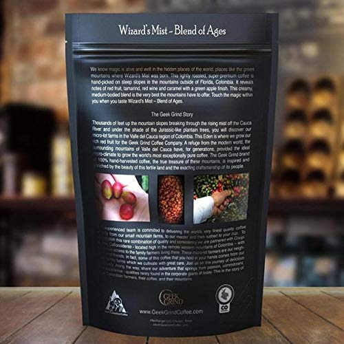 Geek Grind Wizard's Mist Café en Grano 12oz miniatura 5
