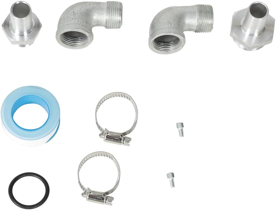 12VDC 10GPM Gasoline Fuel Transfer Pump DC with Nozzle Kit and Particulate Filter For Gas Diesel Kerosene Red