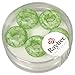 Produktbild Rayher 14580426 Glas Großloch PerleMagic Flair, 14mm ø, Loch 5mm ø, Dose 5Stück, immergrün