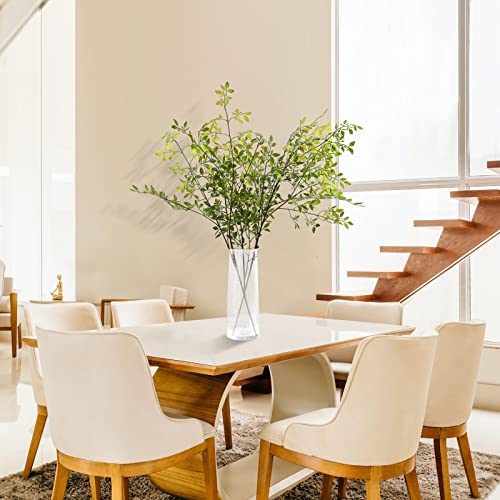 Melorca&Guilla Artificial Plants,2PCS 43.3" Green Nandina Faux Branches for Vase,Artificial Plants for Shop Garden Office Home Décor - Image 8