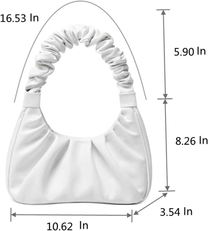 fashionable for Women cute Hobo Tote Bags handbag mini clutch with zipper - Image 4