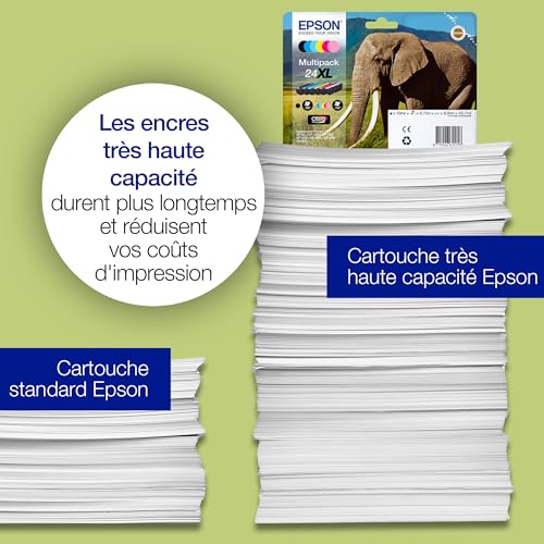 Epson Ink24XL Elephant CLcMLmYK - vue 4