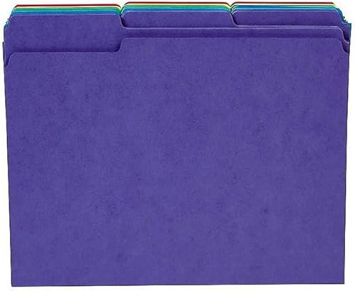 Miniatura 6 de Staples Carpeta de archivos pesada, pestaña de corte 13, tamaño carta, manila, 50caja (744100)