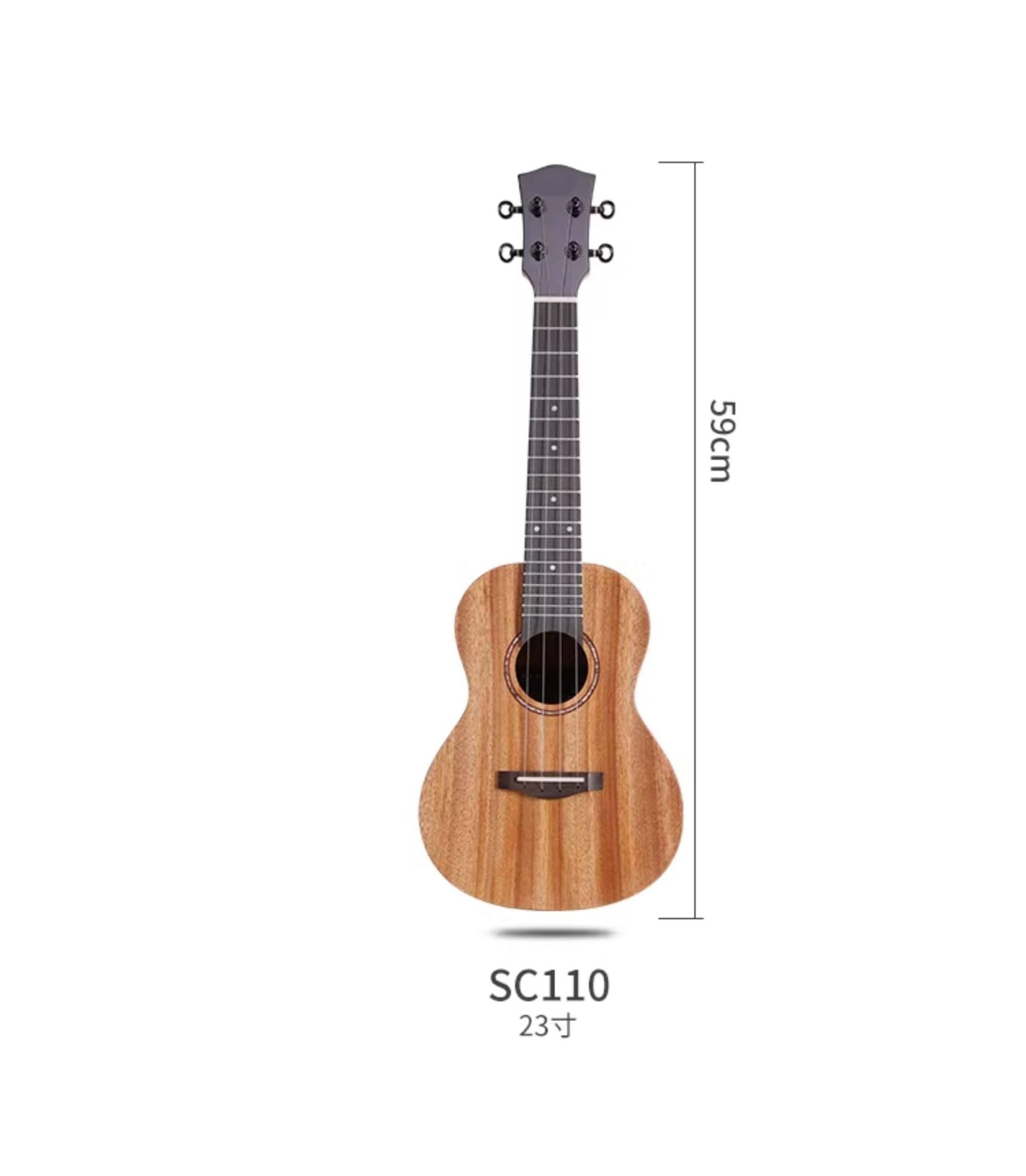 23-Zoll-Mahagoni-Ukulele Mit Massiver Decke Für Anfänger Geeignet Professionelle Ukulele