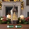 Lighted Christmas Tree Cardinal Music Snow Globe Water Lantern with Swirling Glitter Decoration for Christmas Home, Living Room, Battery Operated or USB Powered #5