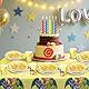 GOACRS Partygeschirr Set, 80 Stück Cartoon Anime Pappgeschirr mit Pappteller Pappbecher Servietten, Bunte Papier Teller Becher, Kinder Geburtstag Party Geschirr Tischdeko Zubehör für 20 Gäste