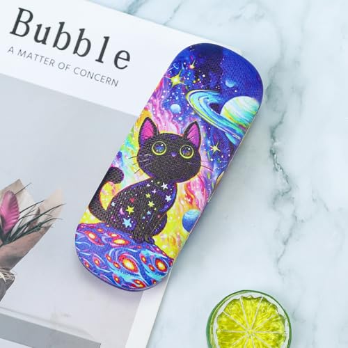 Image of PERFECTSIGHT Hard Shell Eyeglasses Case, PU Leather Protective Glasses Case, Cute Eyeglass Case for Women Men Girls