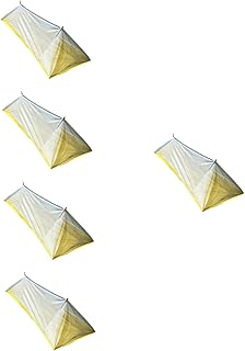 BESPORTBLE 5 Peças Barraca De Malha Barraca De Acampamento Ao Ar Livre Barraca Solo Barraca Leve Para Mochila Barraca De Acampamento Rede Triangular Barraca De Pesca B3 Malha De Poliéster