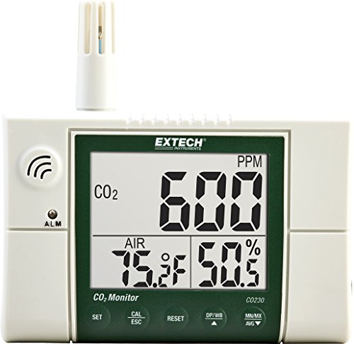 Preisvergleich Produktbild Extech CO230 Co2 Monitor zur Messung der Raumluftqualität