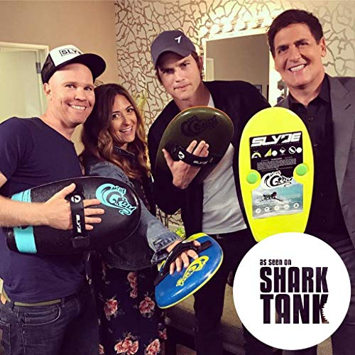 As Seen On Shark Tank! The Slyde Grom Soft Top Body Surfing Handboard, Easy To Use, Fun To Master, Safe For All Ages, Portable, Light Weight, Durable With Exceptional Buoyancy - Army Green/Pilsner #TOP1